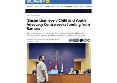 Growing Demand for Child & Youth Advocacy Services